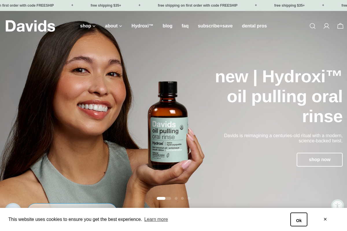 davids-usa.com homepage screenshot