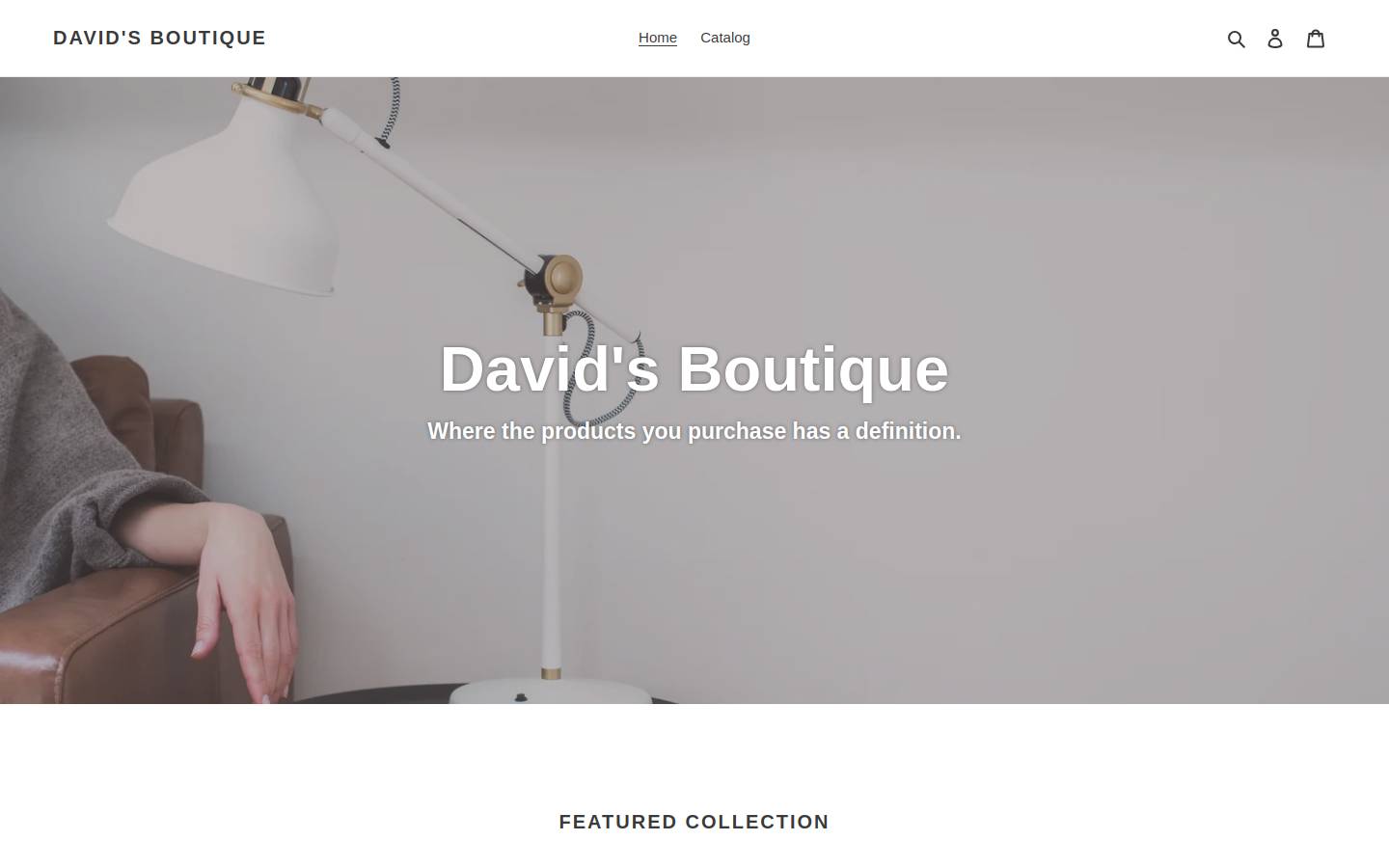davidsboutique.net homepage screenshot