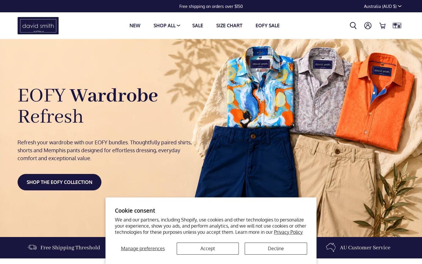 davidsmithaustralia.com.au homepage screenshot