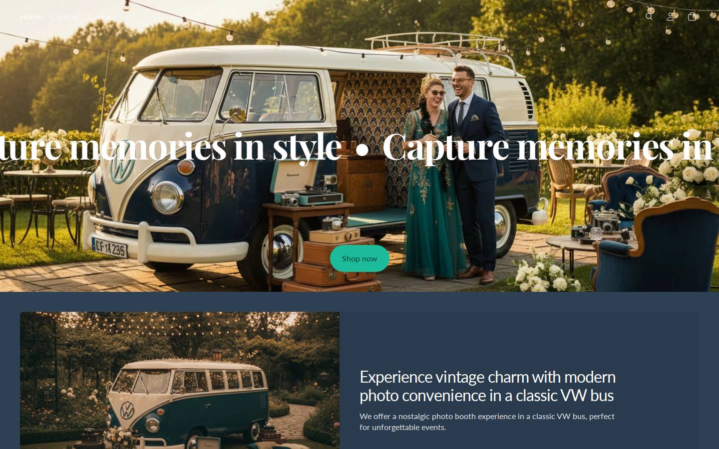 davidsphotosonwheels.com homepage screenshot