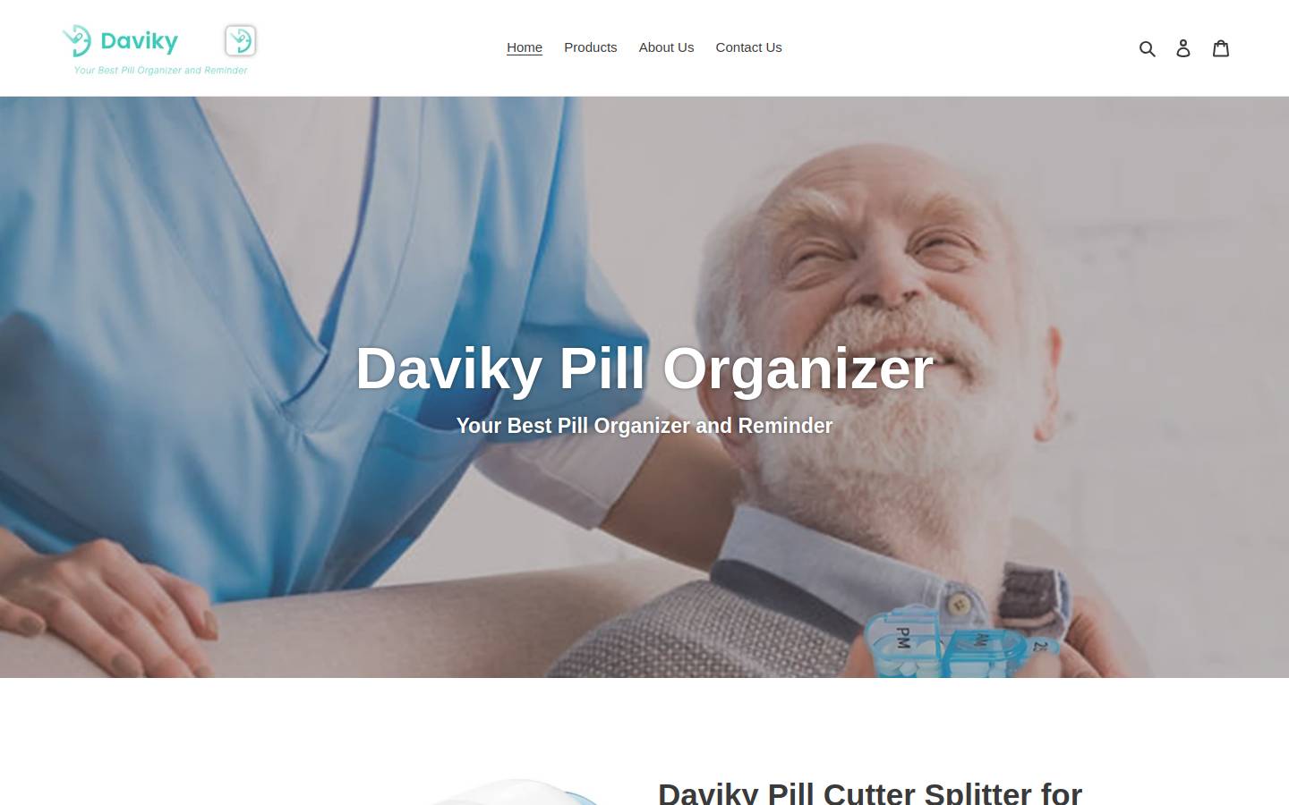 daviky.shop homepage screenshot