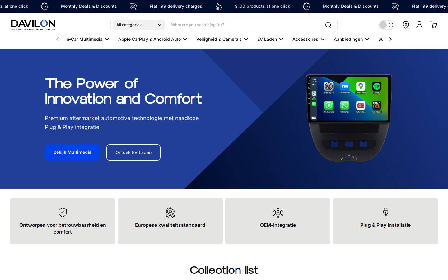 davilon.eu homepage screenshot