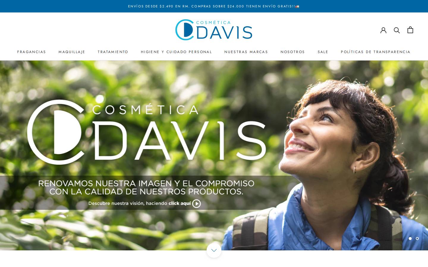 Davis Inotek Instruments homepage screenshot
