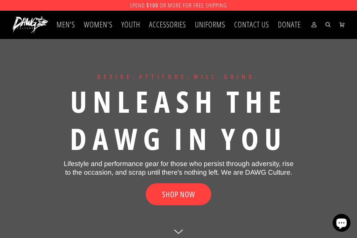 DAWG CULTURE homepage screenshot