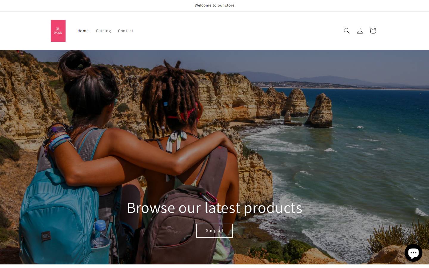 dawnsshop.store homepage screenshot