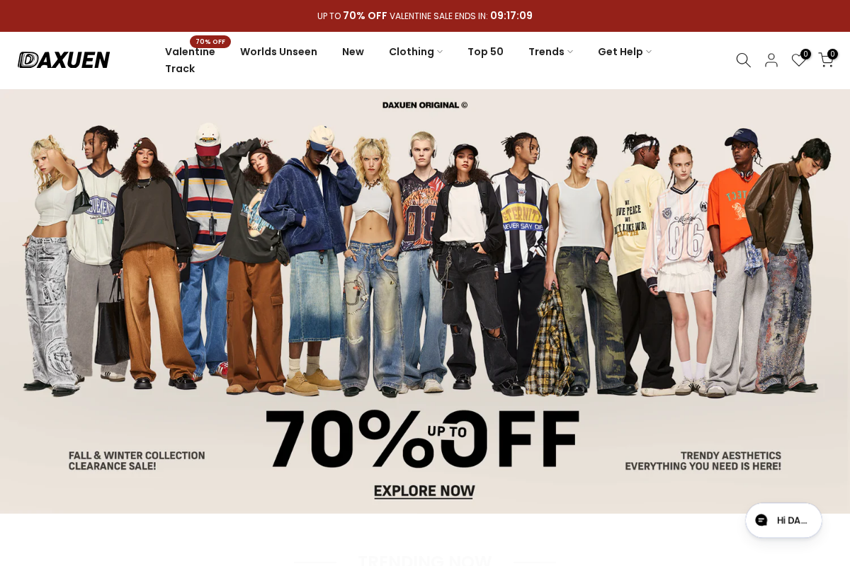 DAXUEN homepage screenshot