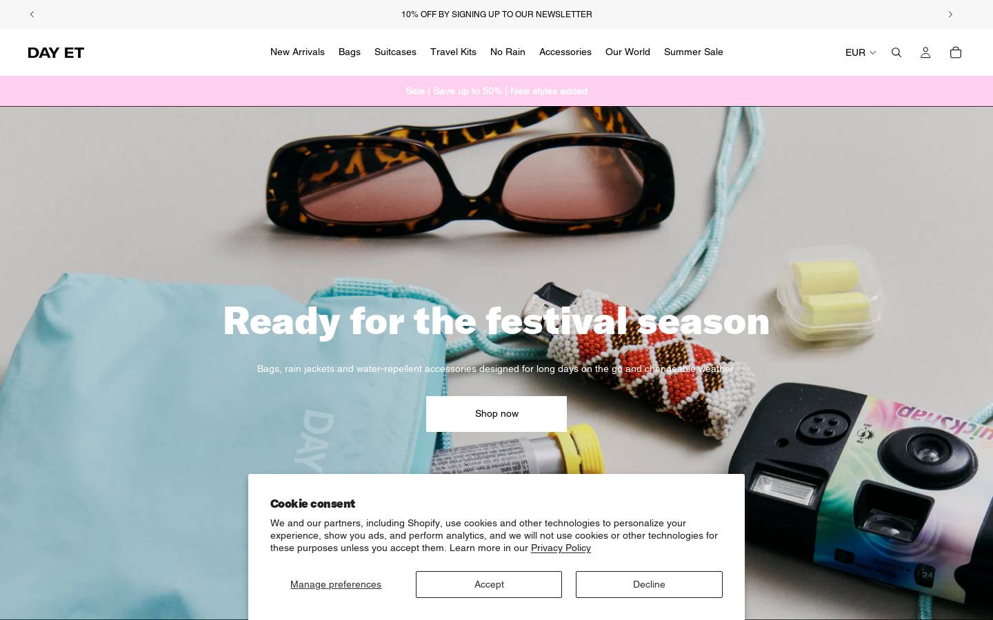 DAY ET homepage screenshot