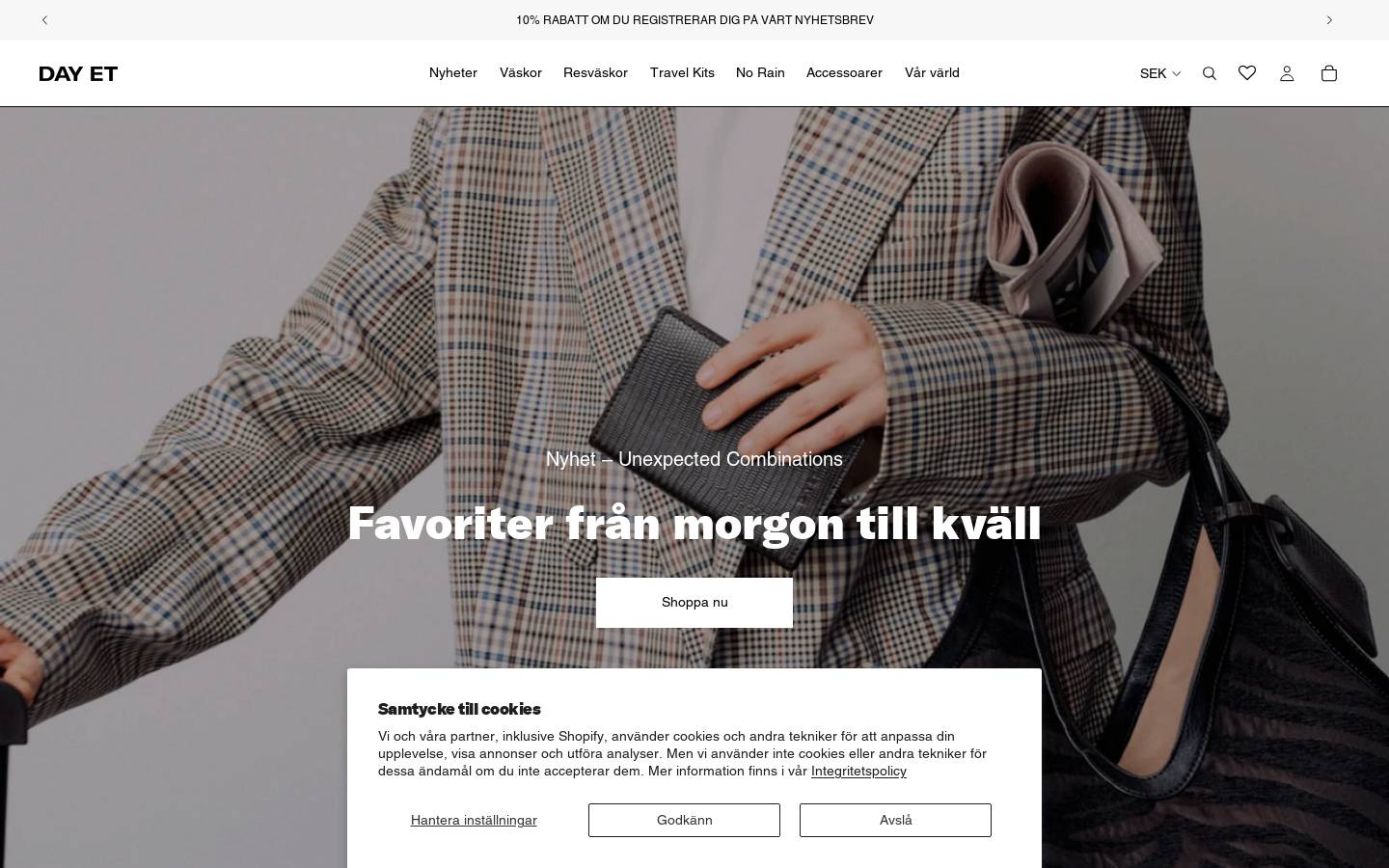 DAY ET homepage screenshot
