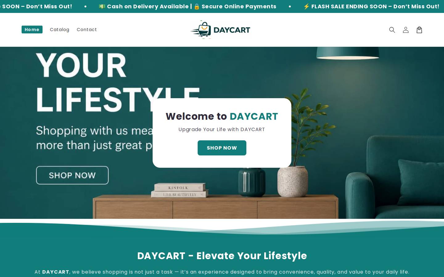 daycart.in homepage screenshot