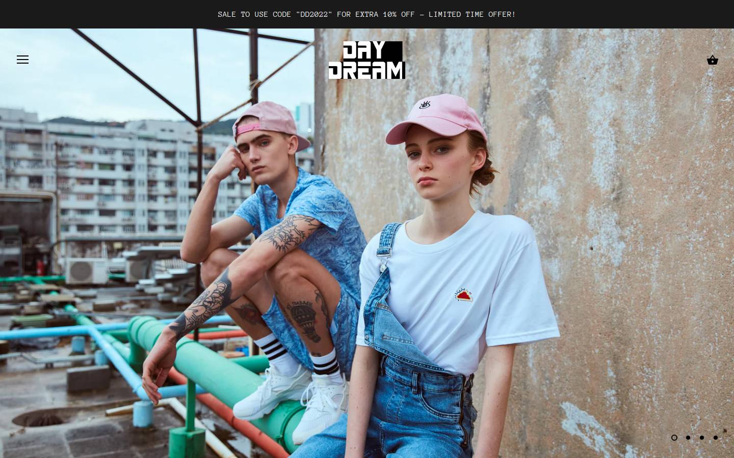 daydreamstores.com homepage screenshot