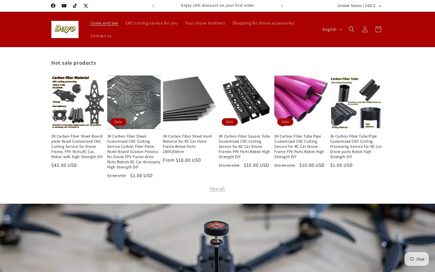 dayoair.com homepage screenshot