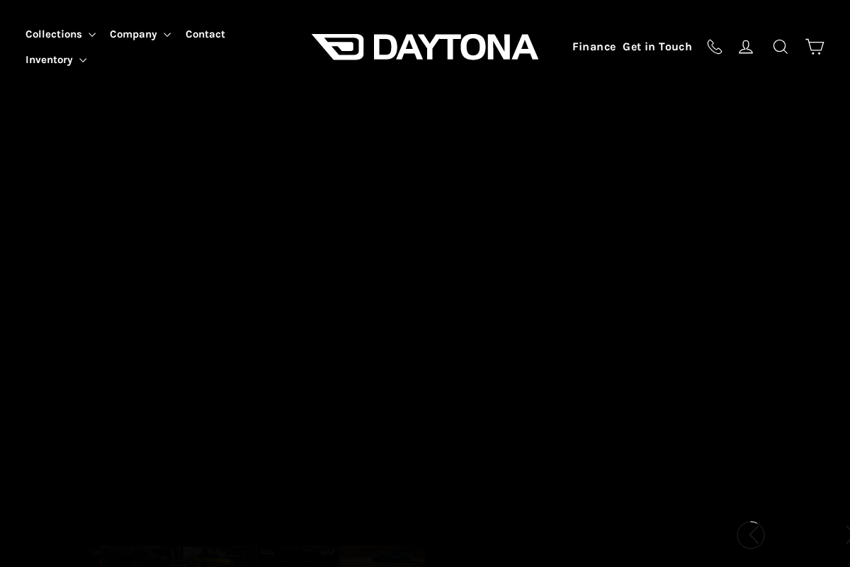 Daytona homepage screenshot