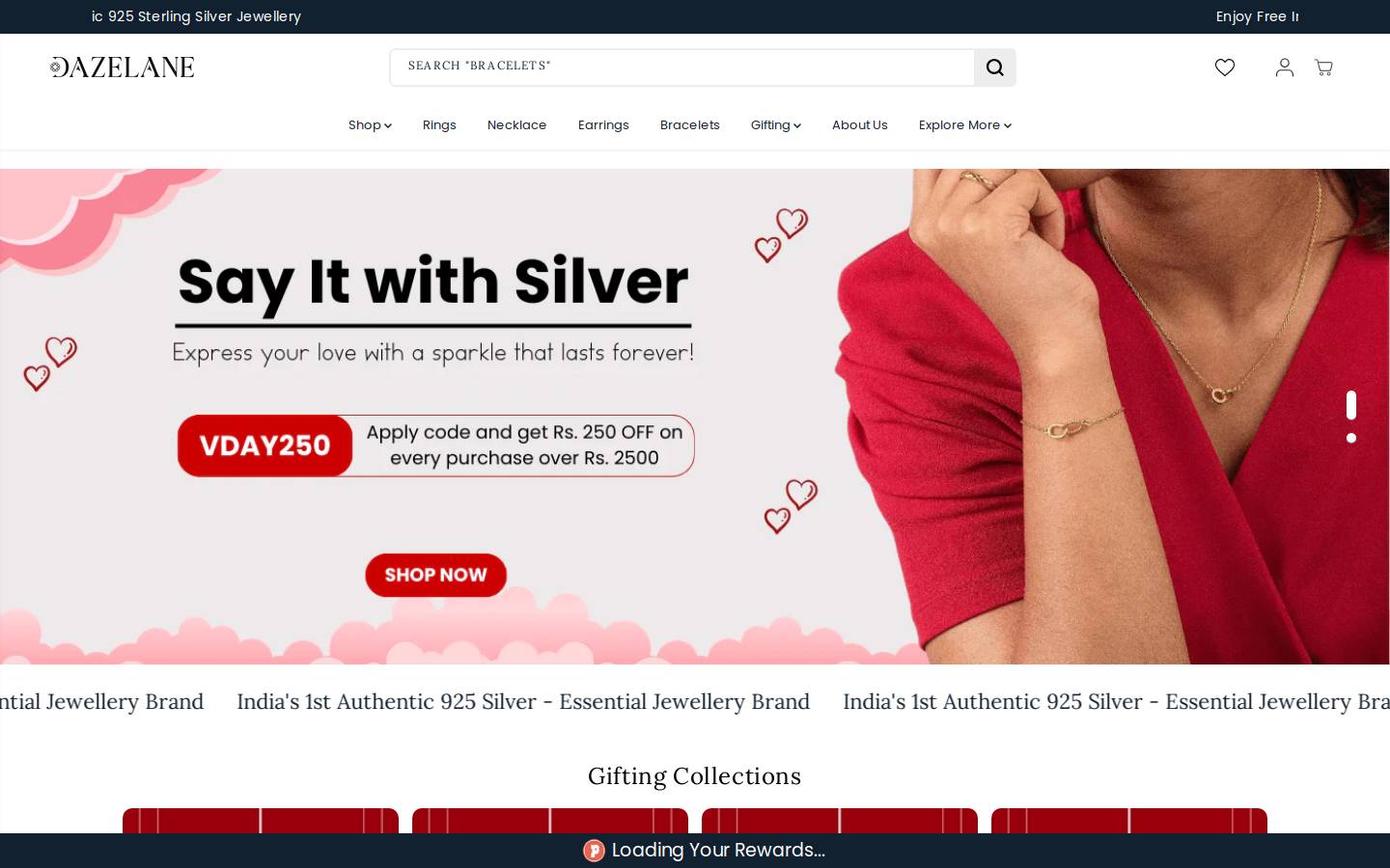 dazelane.co homepage screenshot