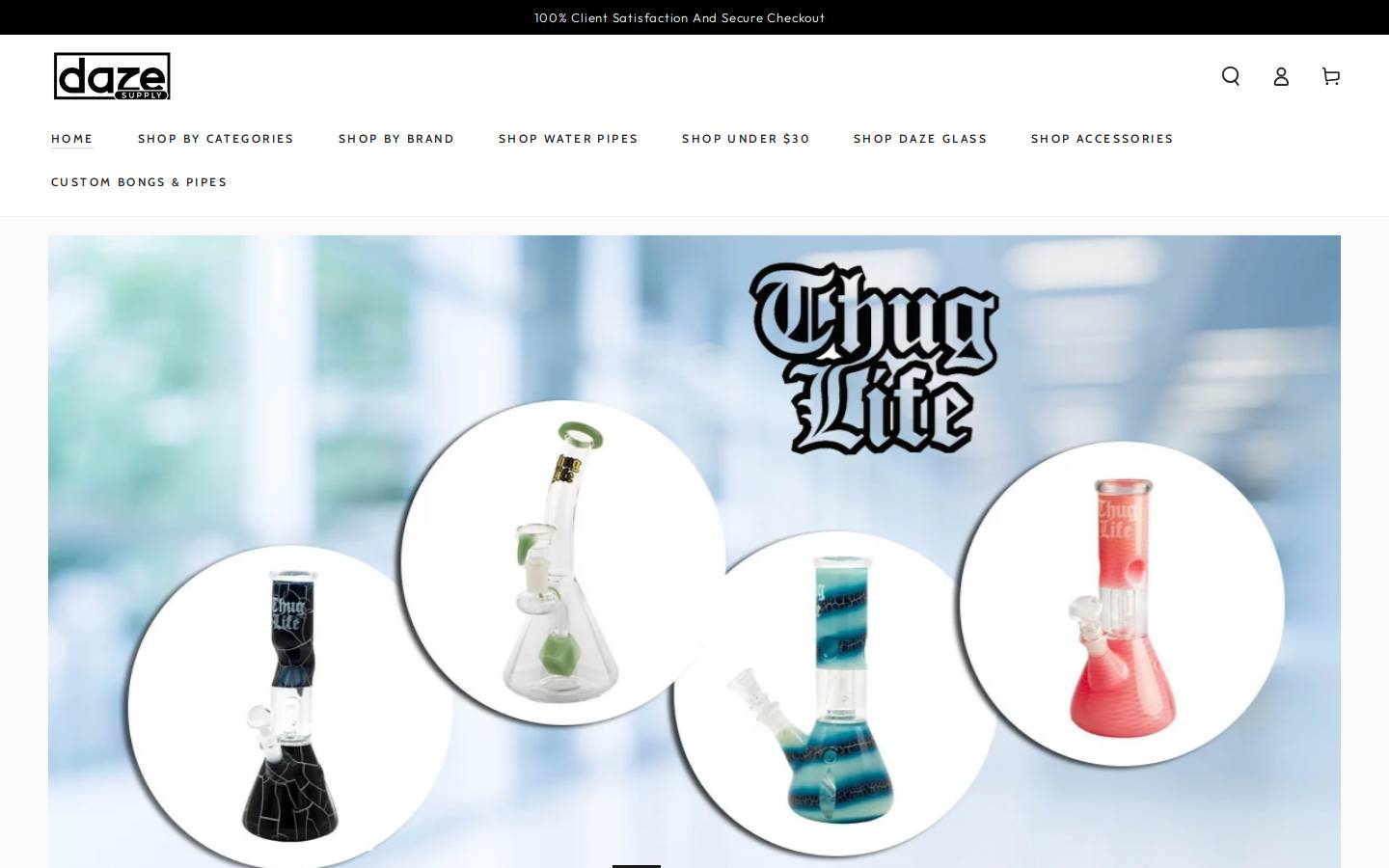 dazesupply.com homepage screenshot