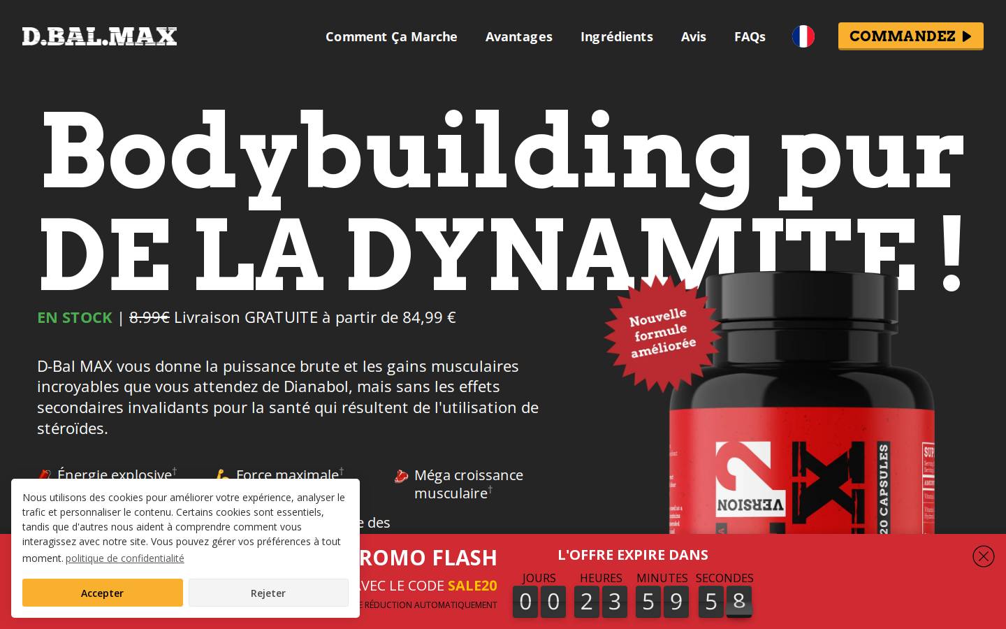 Dbalmax homepage screenshot
