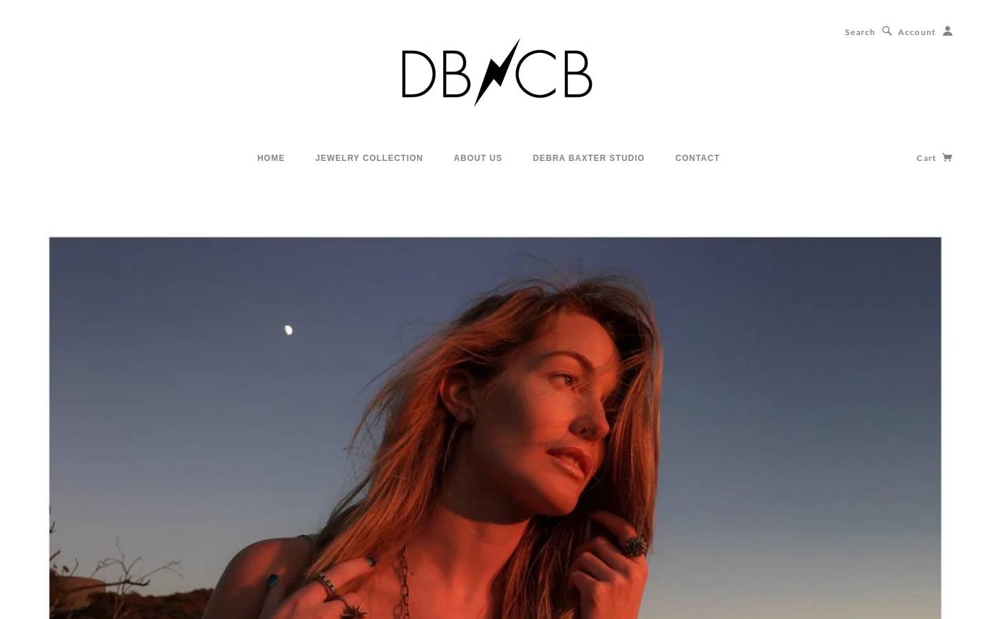 dbcbjewelry.com homepage screenshot