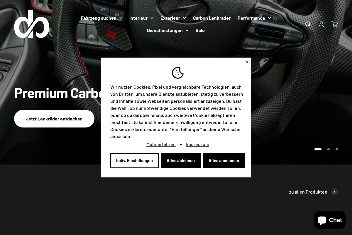 Dbcustoms homepage screenshot