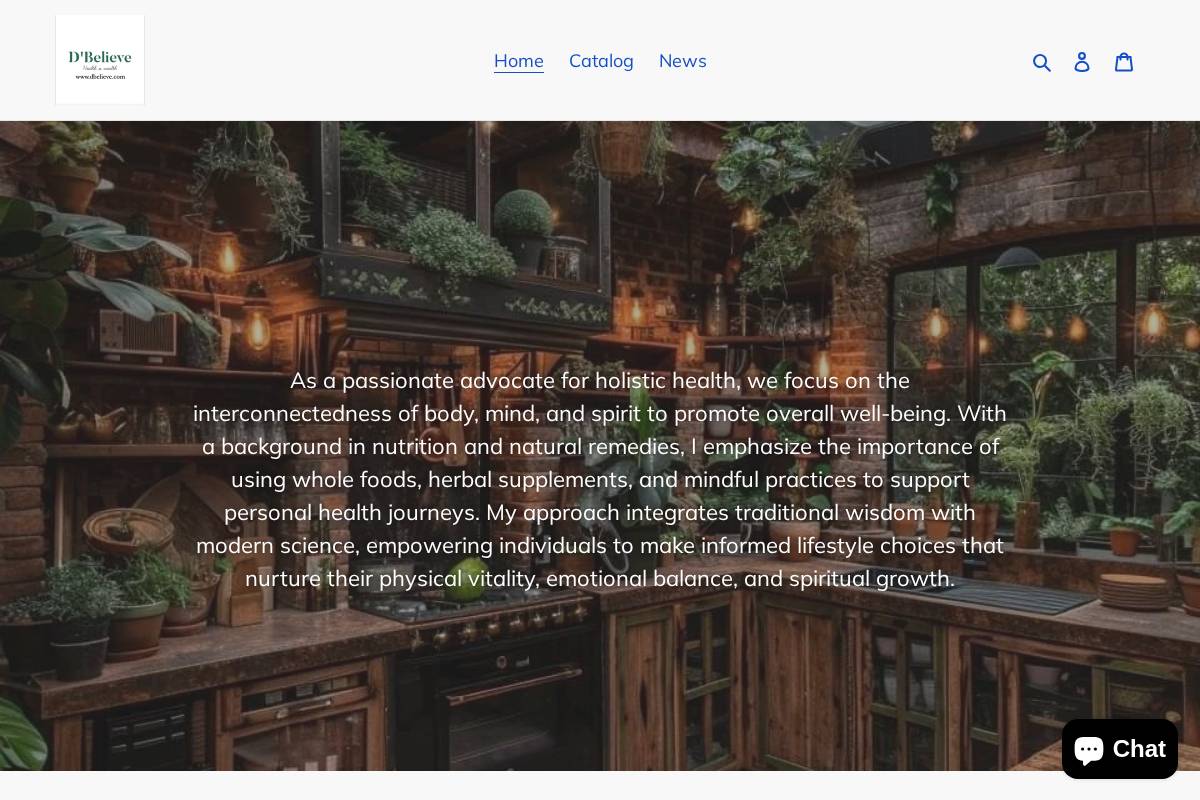 dbelieve.com homepage screenshot