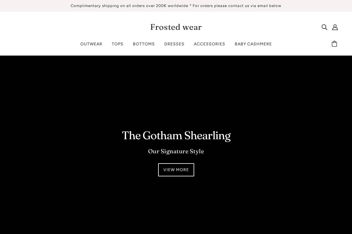 dbfrosted.com homepage screenshot