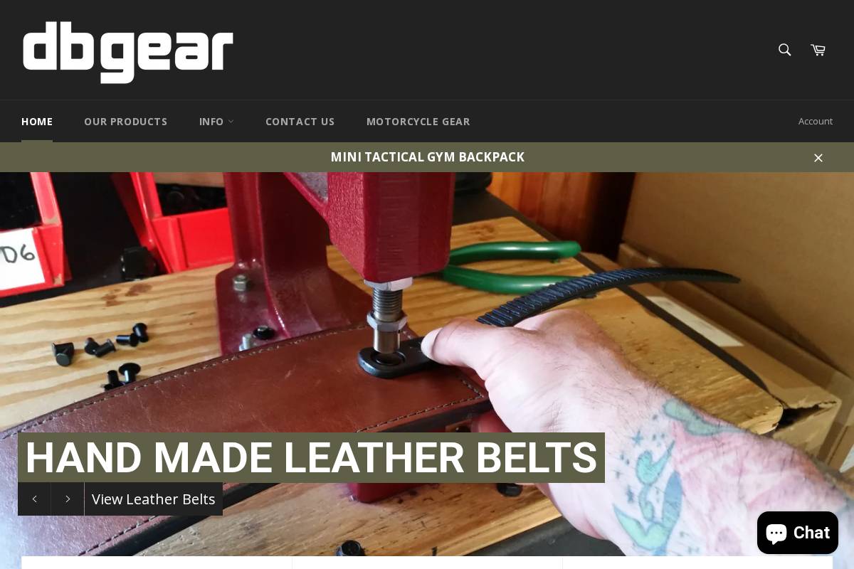 dbgear.net homepage screenshot