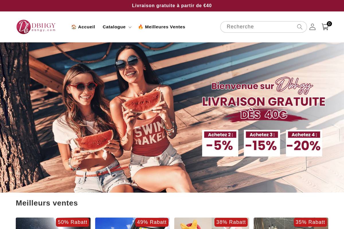 Dbhgy homepage screenshot