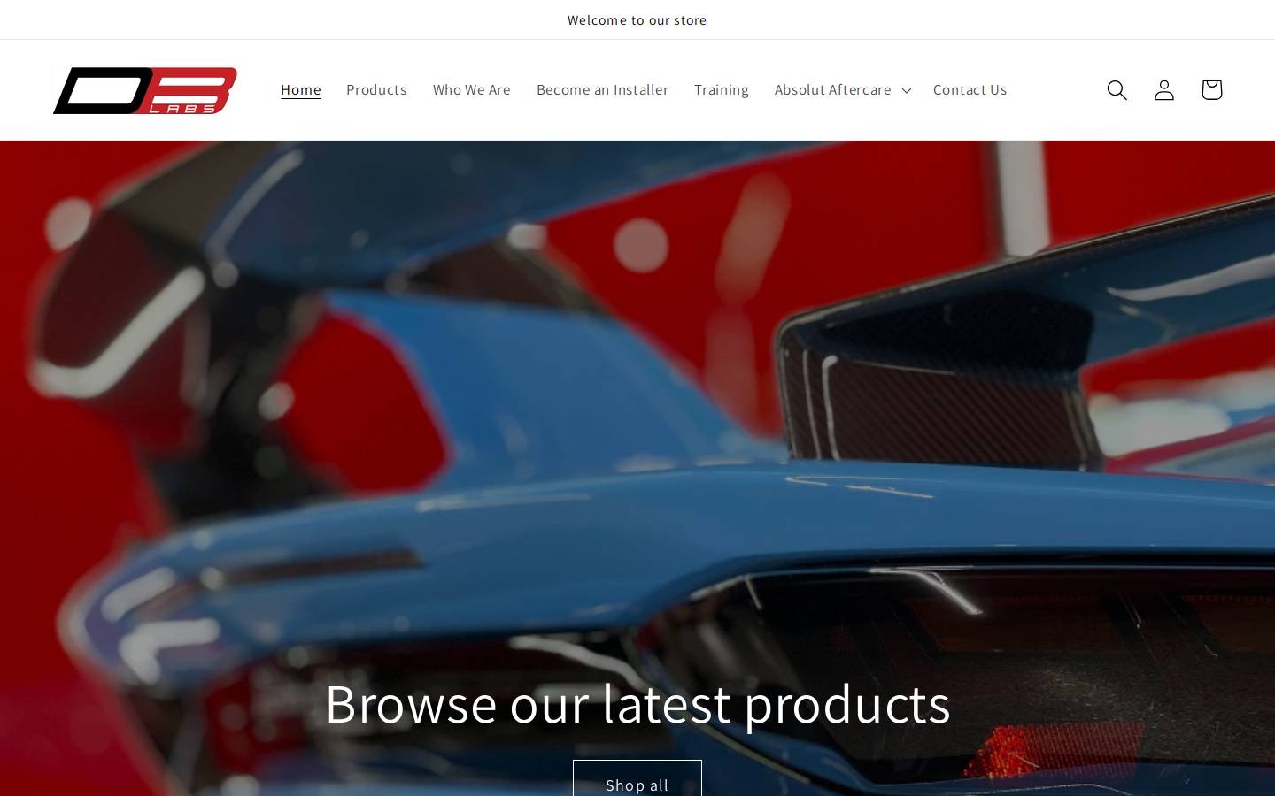 dblabsusa.com homepage screenshot