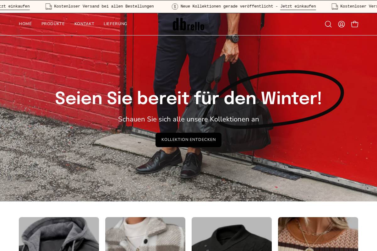 dbrello.de homepage screenshot