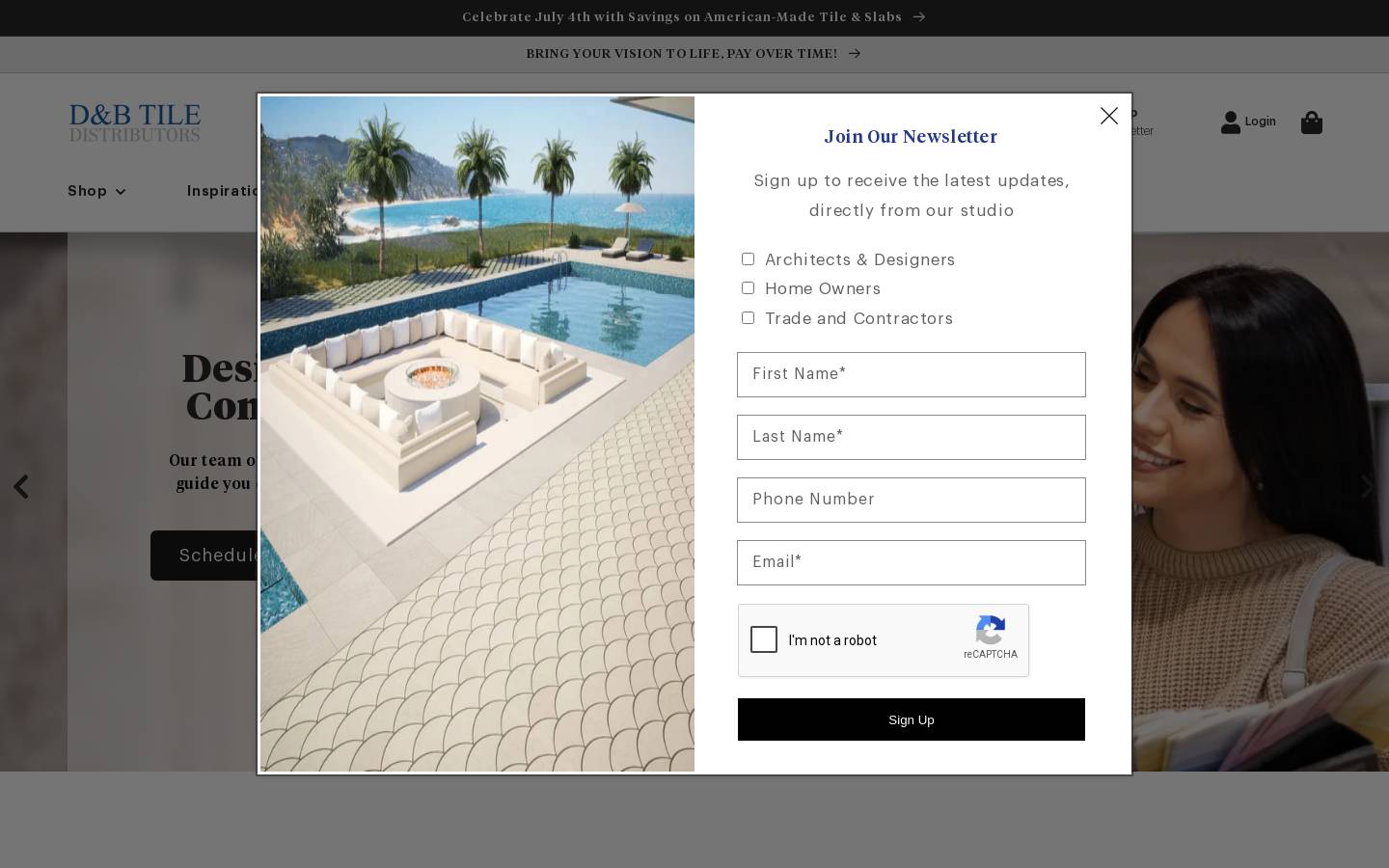 dbtile.com homepage screenshot