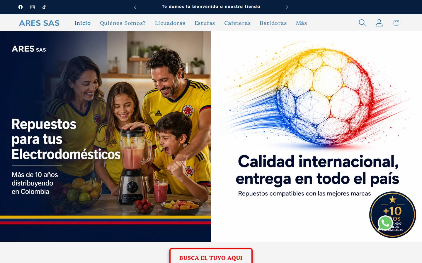 Dcaressas homepage screenshot