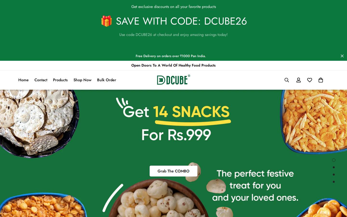 dcube.fit homepage screenshot
