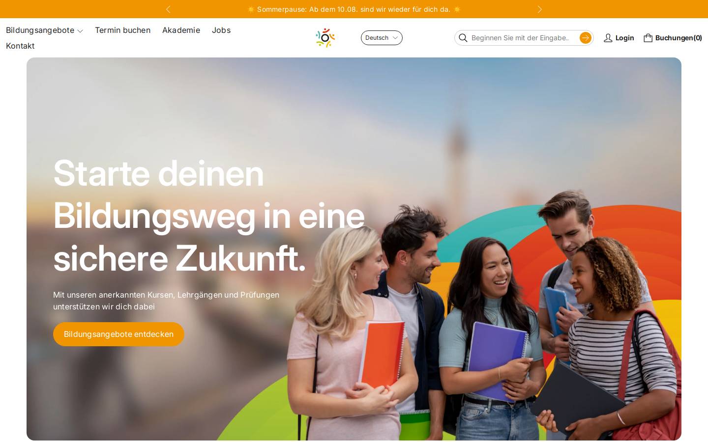 ddacademy.de homepage screenshot