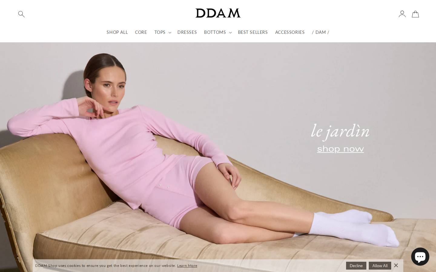 ddamwomen.com homepage screenshot