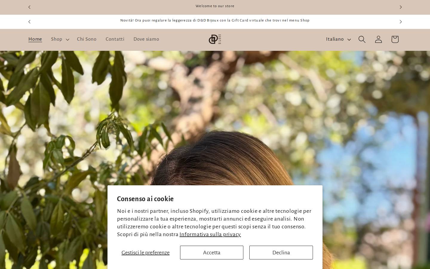 ddbijoux.com homepage screenshot