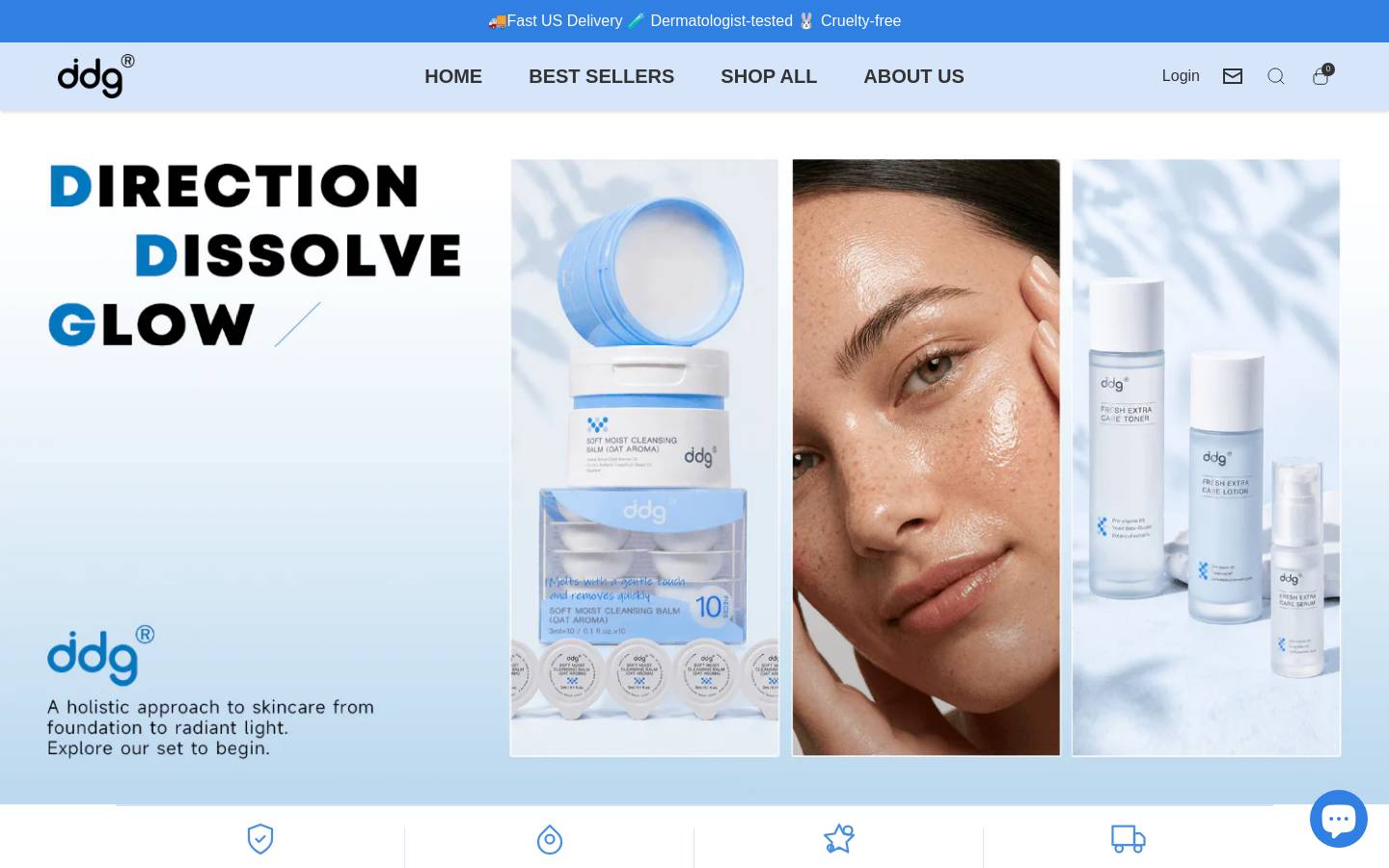 ddgbeauty.com homepage screenshot