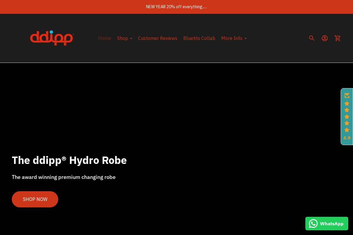 ddipp.me homepage screenshot