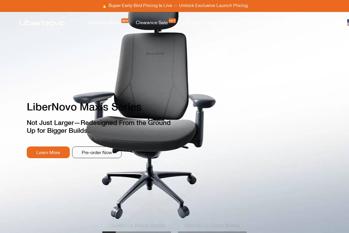 de.libernovo.com homepage screenshot