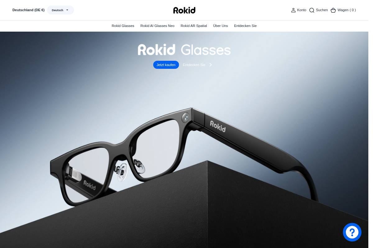 de.rokid.com homepage screenshot