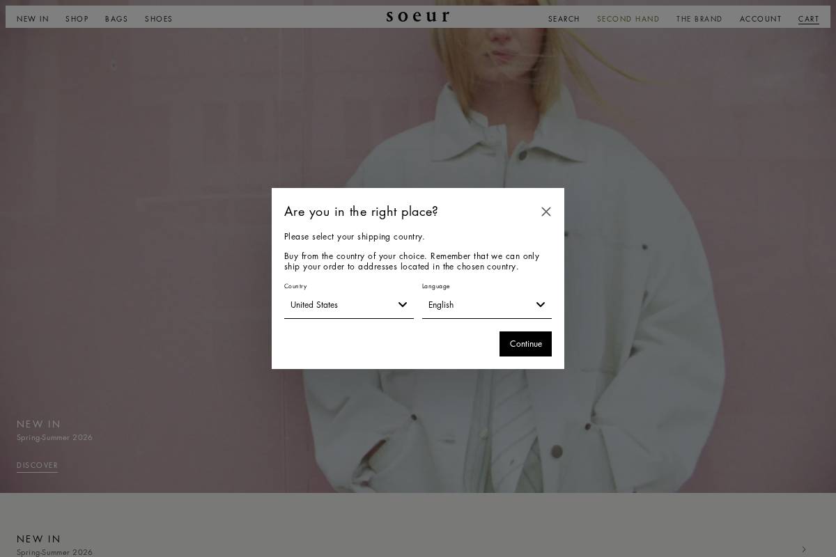 de.soeur.fr homepage screenshot