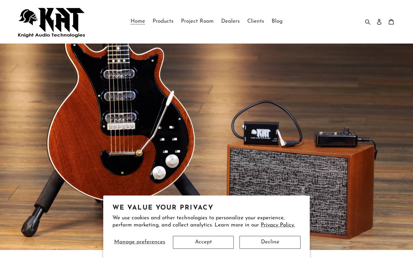 deacyamp.com homepage screenshot