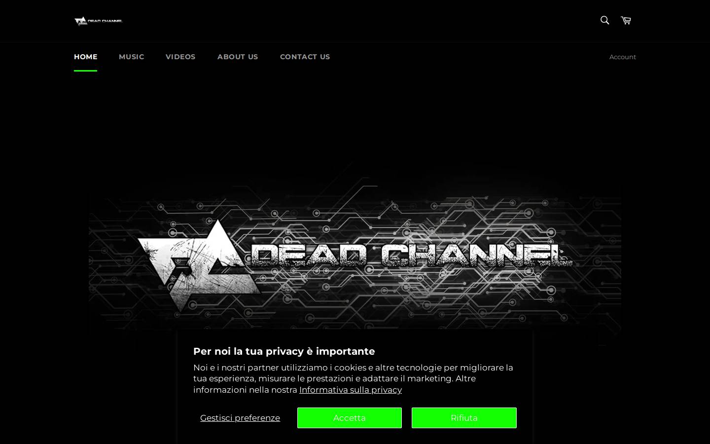 deadchannelofficial.com homepage screenshot
