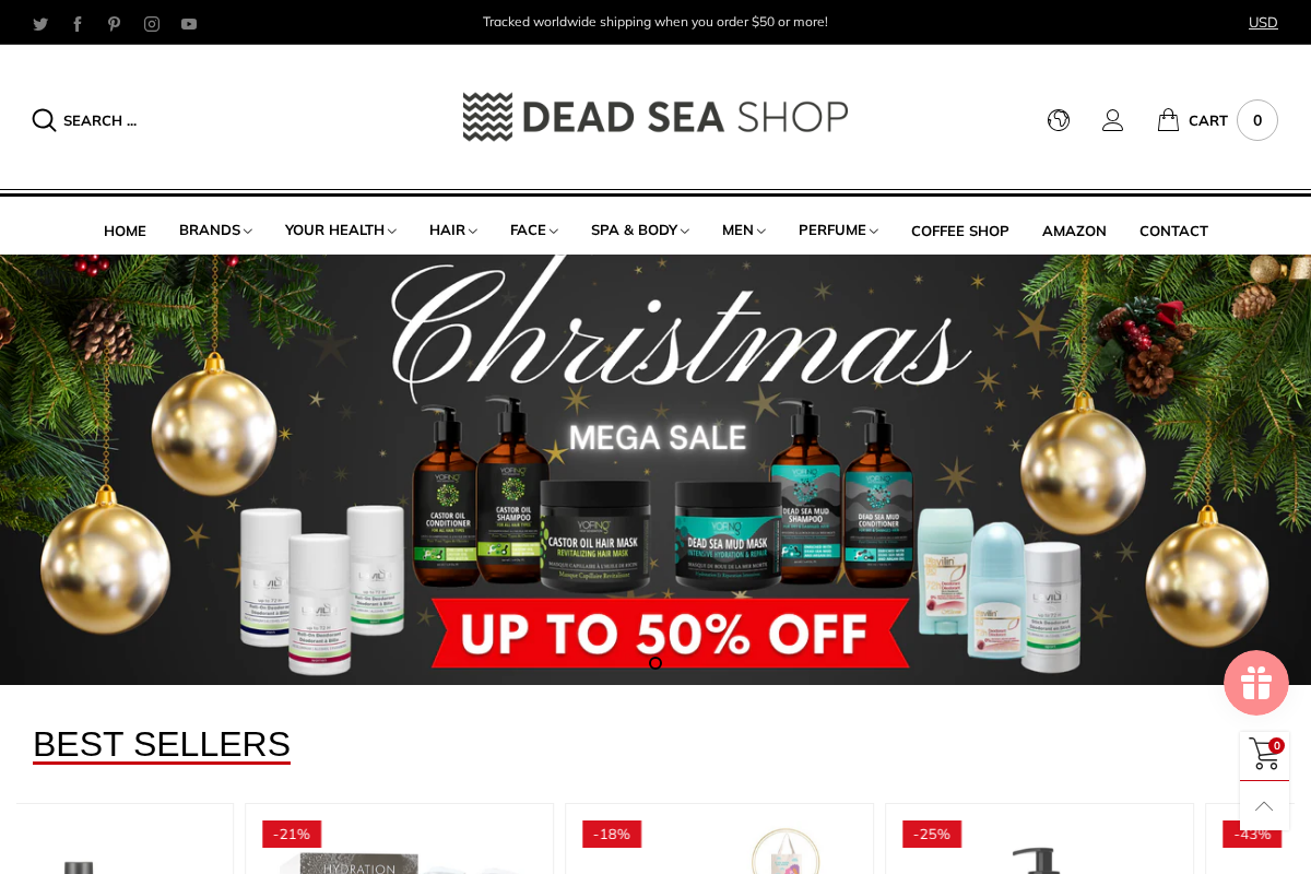 deadseashop.com homepage screenshot
