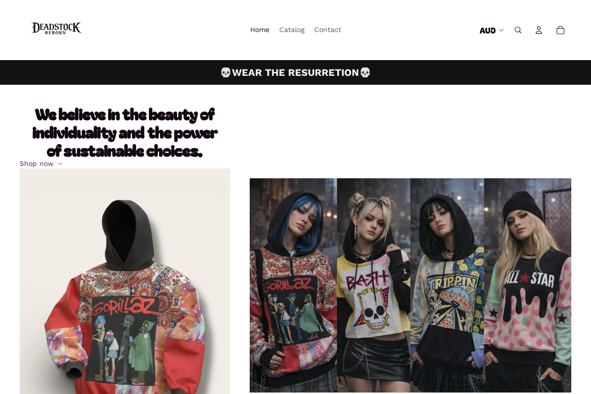 Deadstock Reborn homepage screenshot