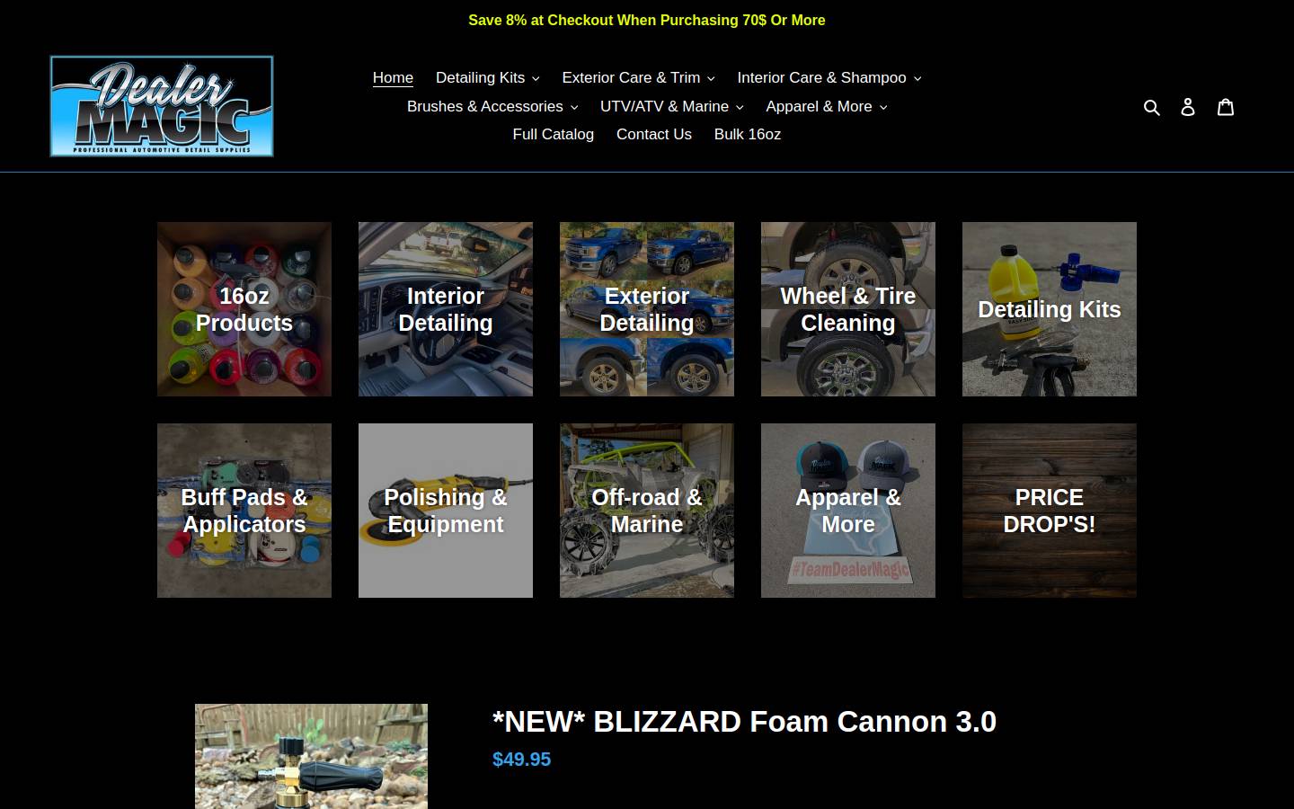 dealermagic.org homepage screenshot