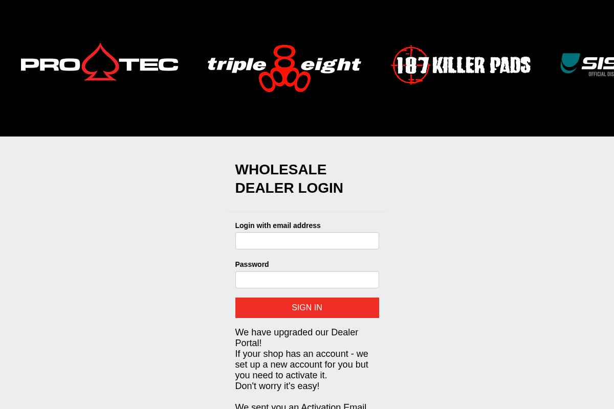 Triple Eight Distribution homepage screenshot