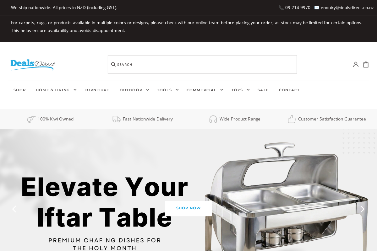 Dealsdirect homepage screenshot