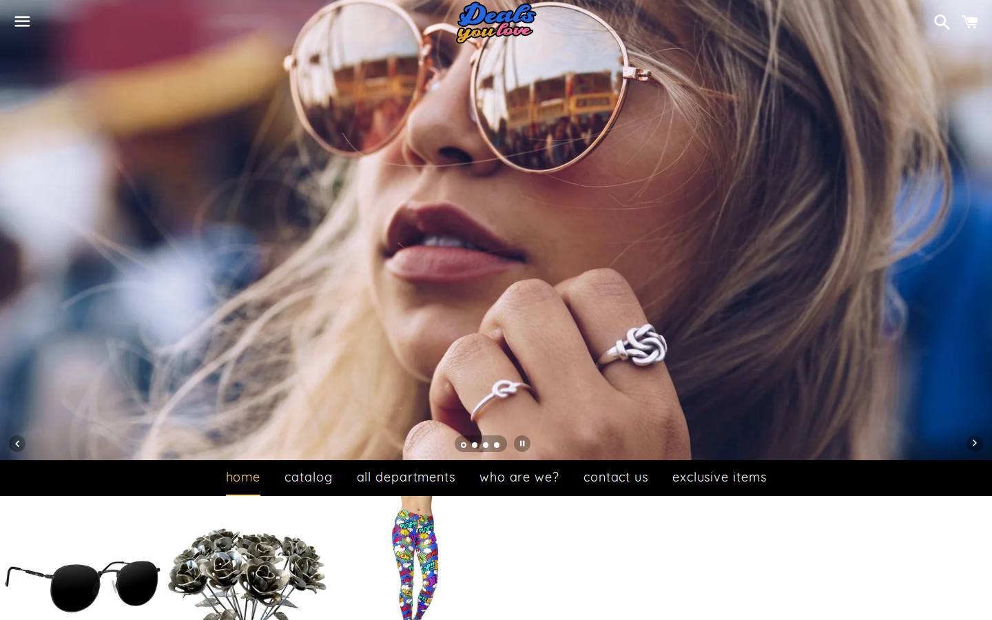 dealsyoulove.com homepage screenshot