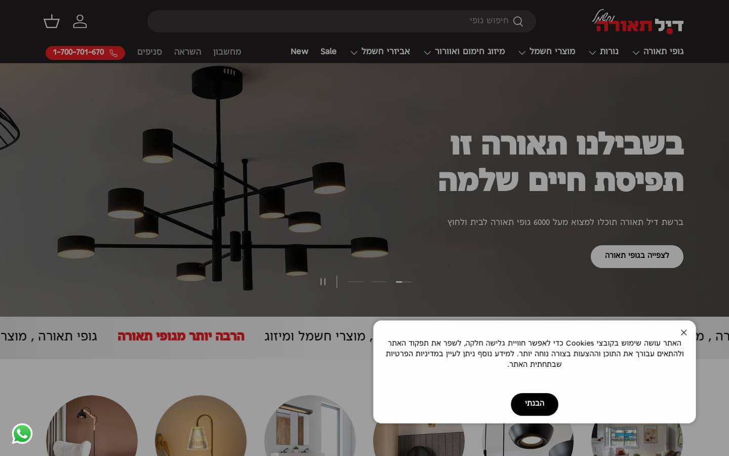 dealteora.co.il homepage screenshot