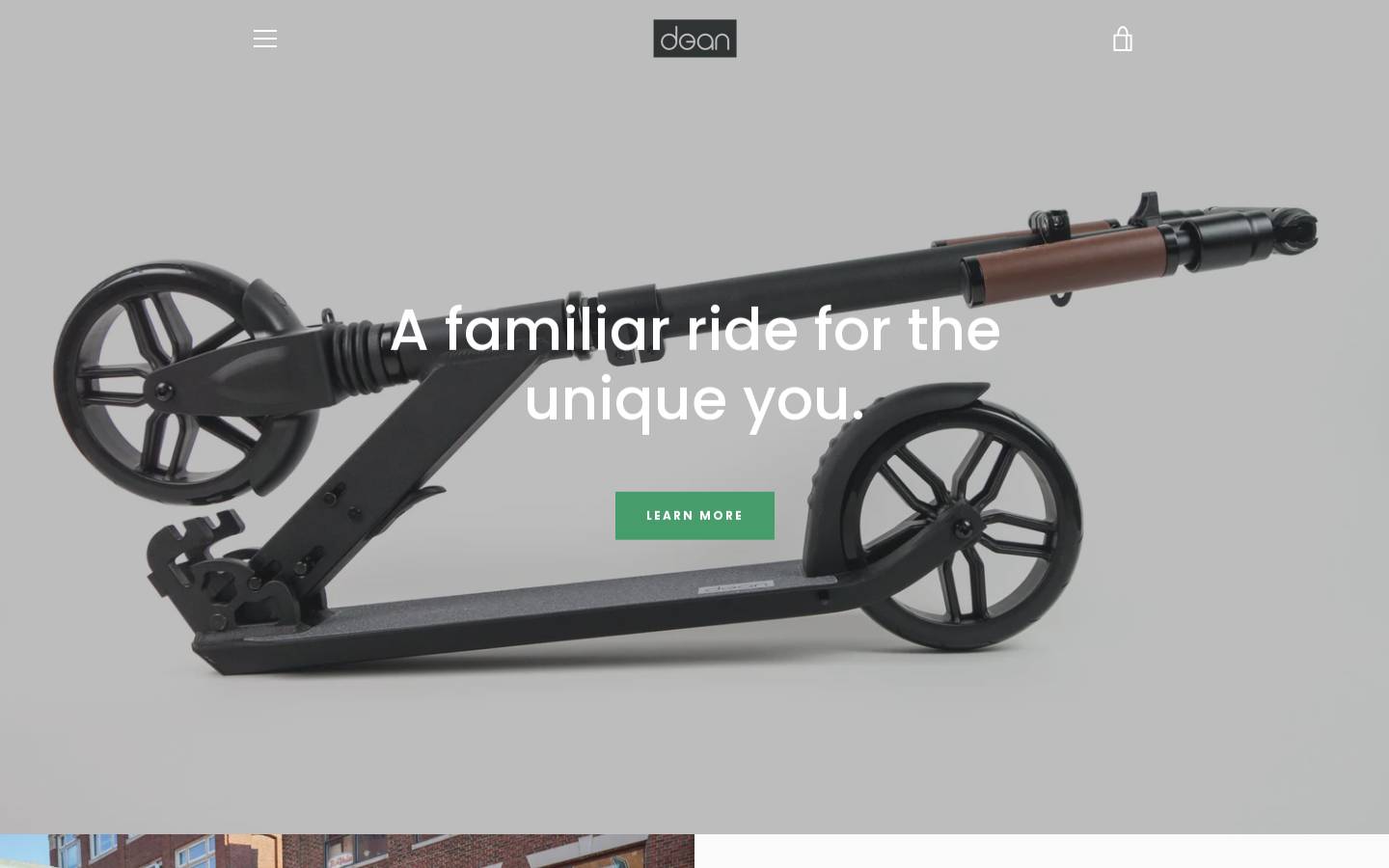 deanscooters.com homepage screenshot