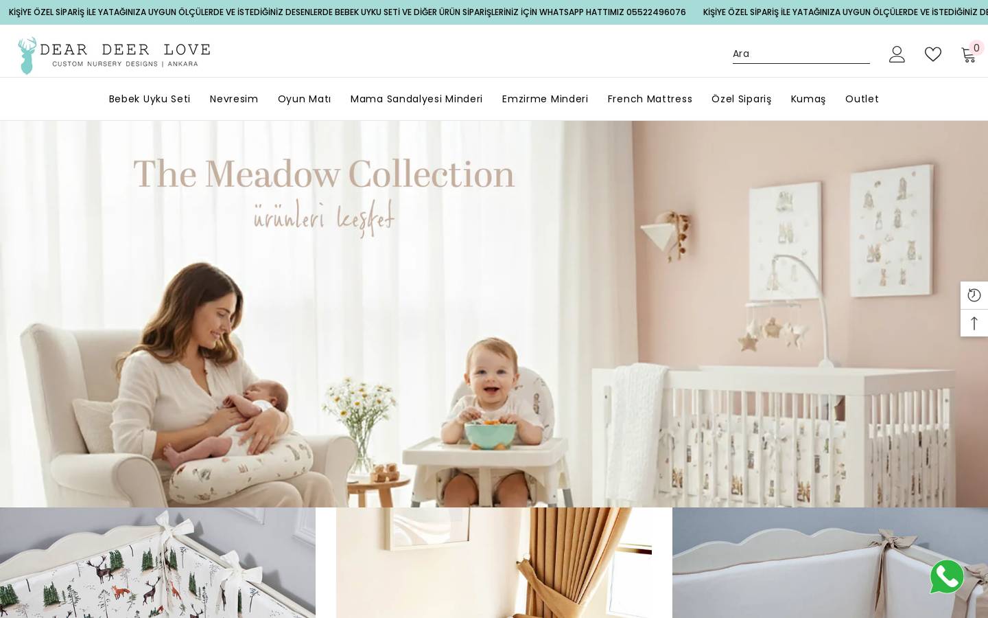 deardeerlove.com homepage screenshot