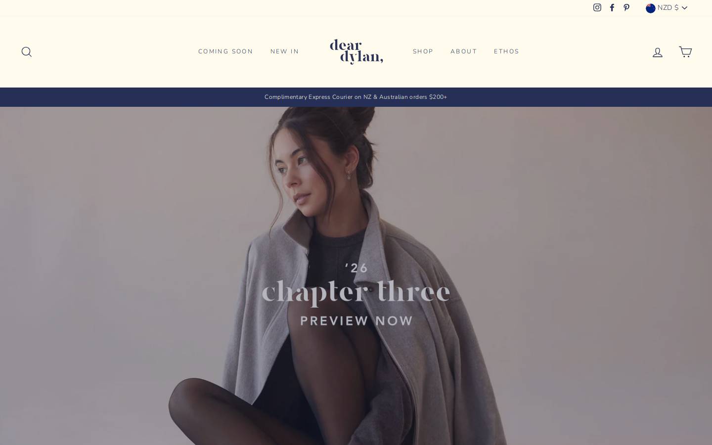 deardylan.co homepage screenshot
